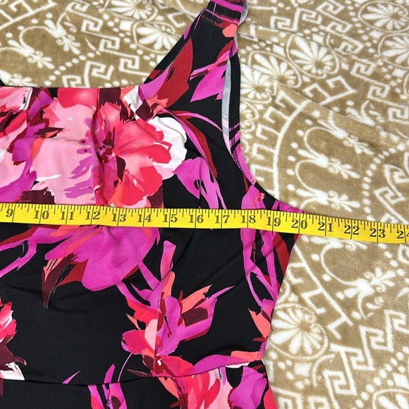 Bisou Bisou Womens A Line Dress  Stretch Colorful Knee length Career - Picture 5 of 7